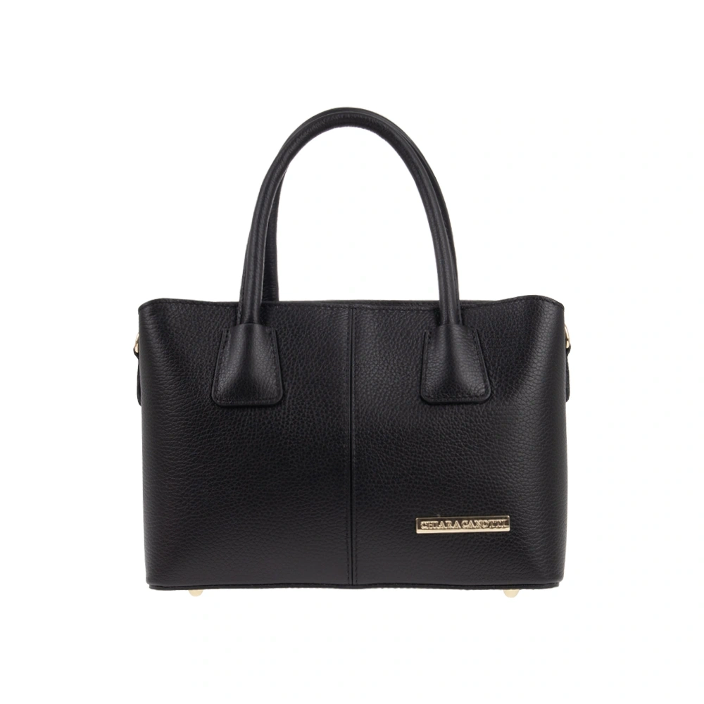 Geanta de mana din piele naturala Chiara Canotti CC1791, Negru, #1, Bagsy