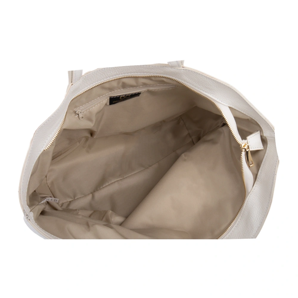 Geanta de mana din piele naturala Chiara Canotti CC1796, Bej, #4, Bagsy