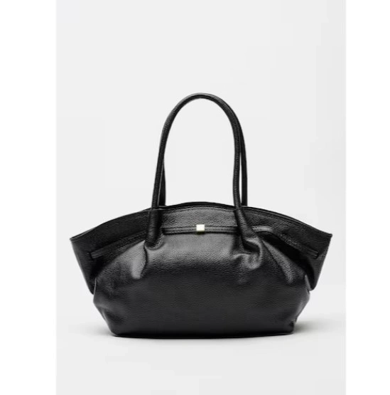 Geanta de mana din piele naturala Antonia Moretti AM1798, Negru, #1, Bagsy