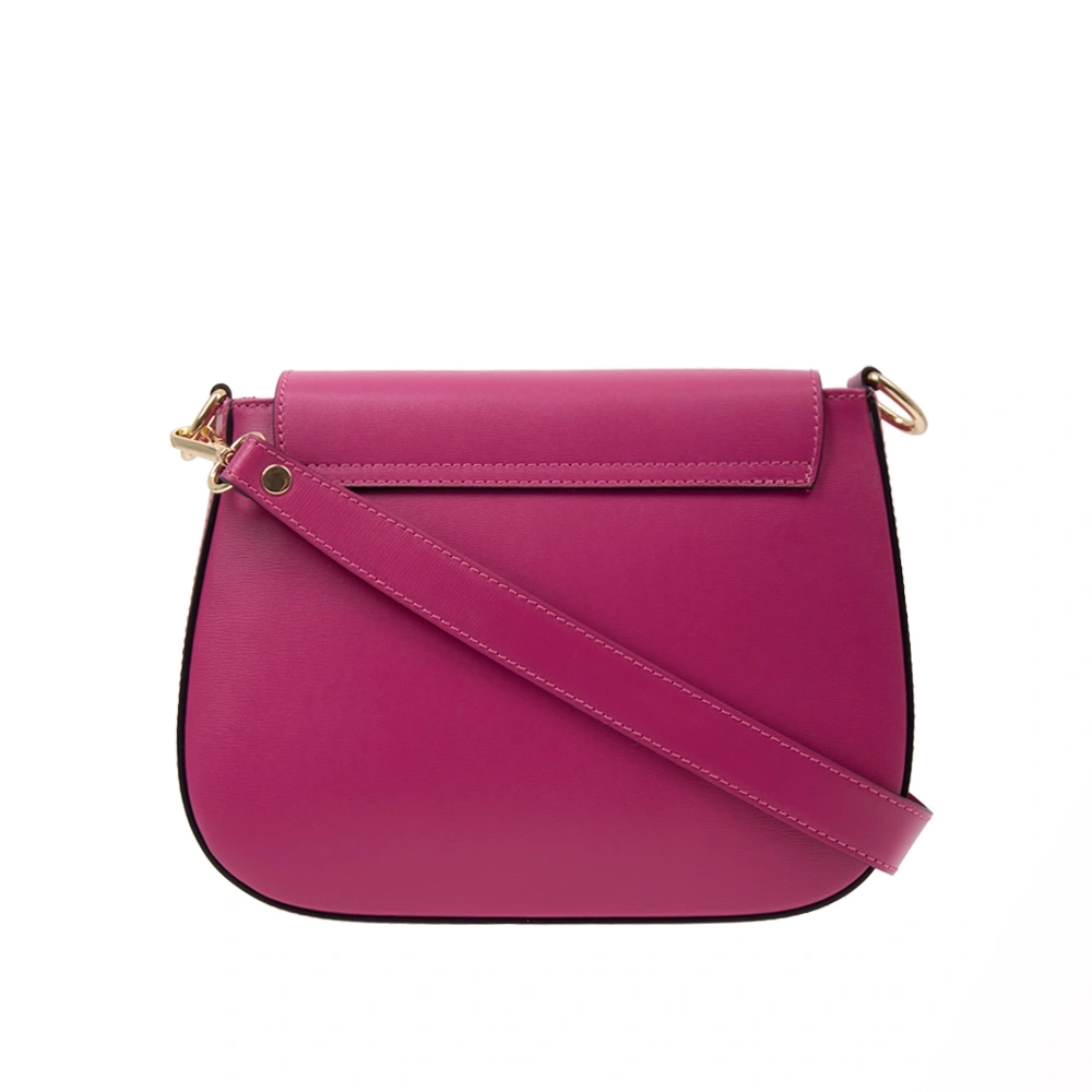 Geanta de mana din piele naturala Chiara Canotti CC1801, Fucsia, Nr. 3, Bagsy