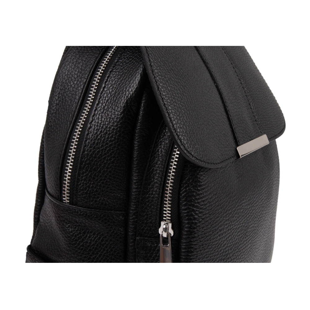 Rucsac dama din piele naturala Antonia Moretti AM1802, Negru, #5, Bagsy