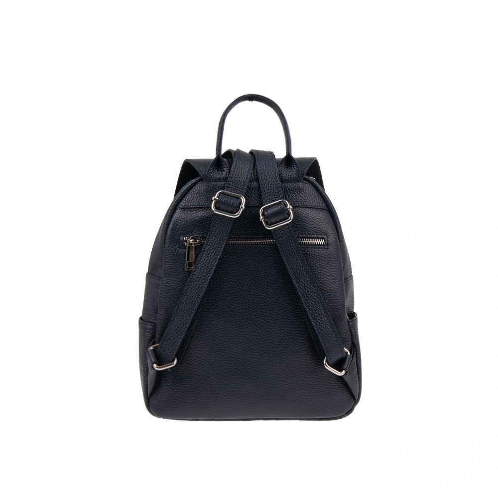 Rucsac dama din piele naturala Antonia Moretti AM1802, Albastru, #3, Bagsy