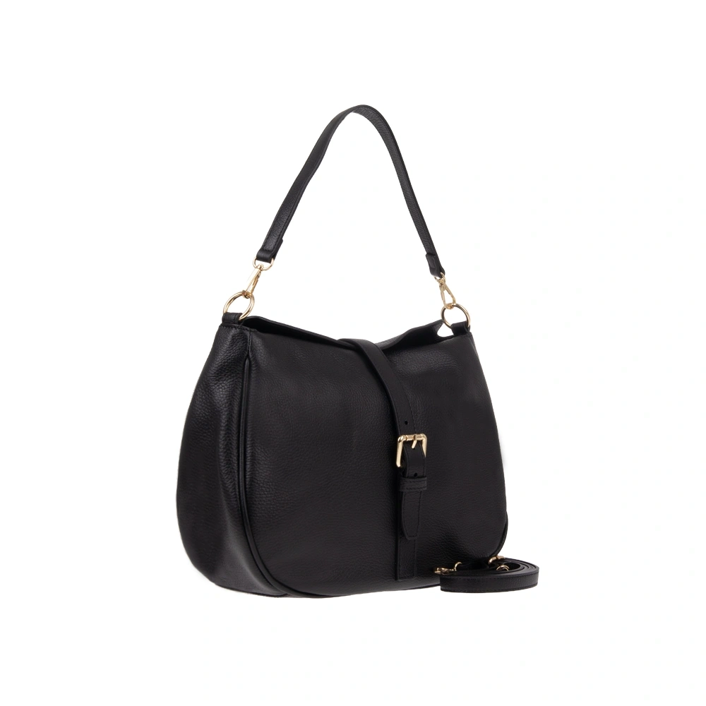 Geanta de umar din piele naturala Chiara Canotti CC1803, Negru, #2, Bagsy