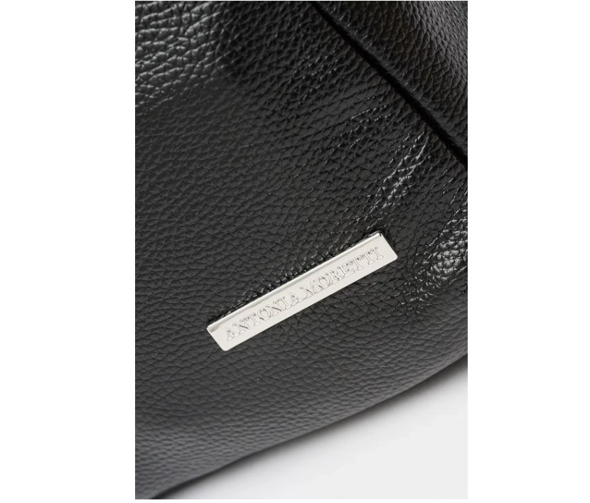 Rucsac dama din piele naturala Antonia Moretti AM1806, Negru, #4, Bagsy