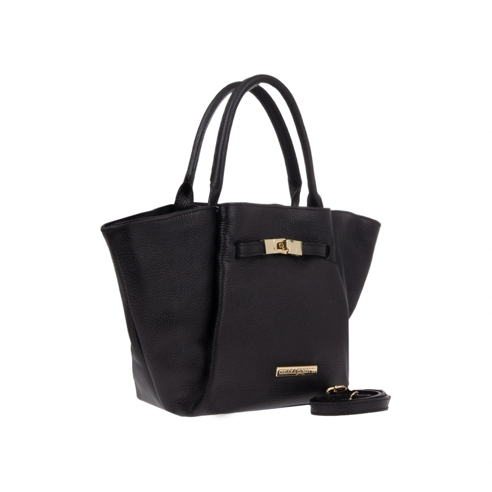 Geanta de mana din piele naturala Chiara Canotti CC1807, Nero, #2, Bagsy
