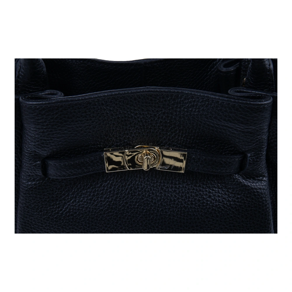 Geanta de mana din piele naturala Chiara Canotti CC1807, Nero, #5, Bagsy