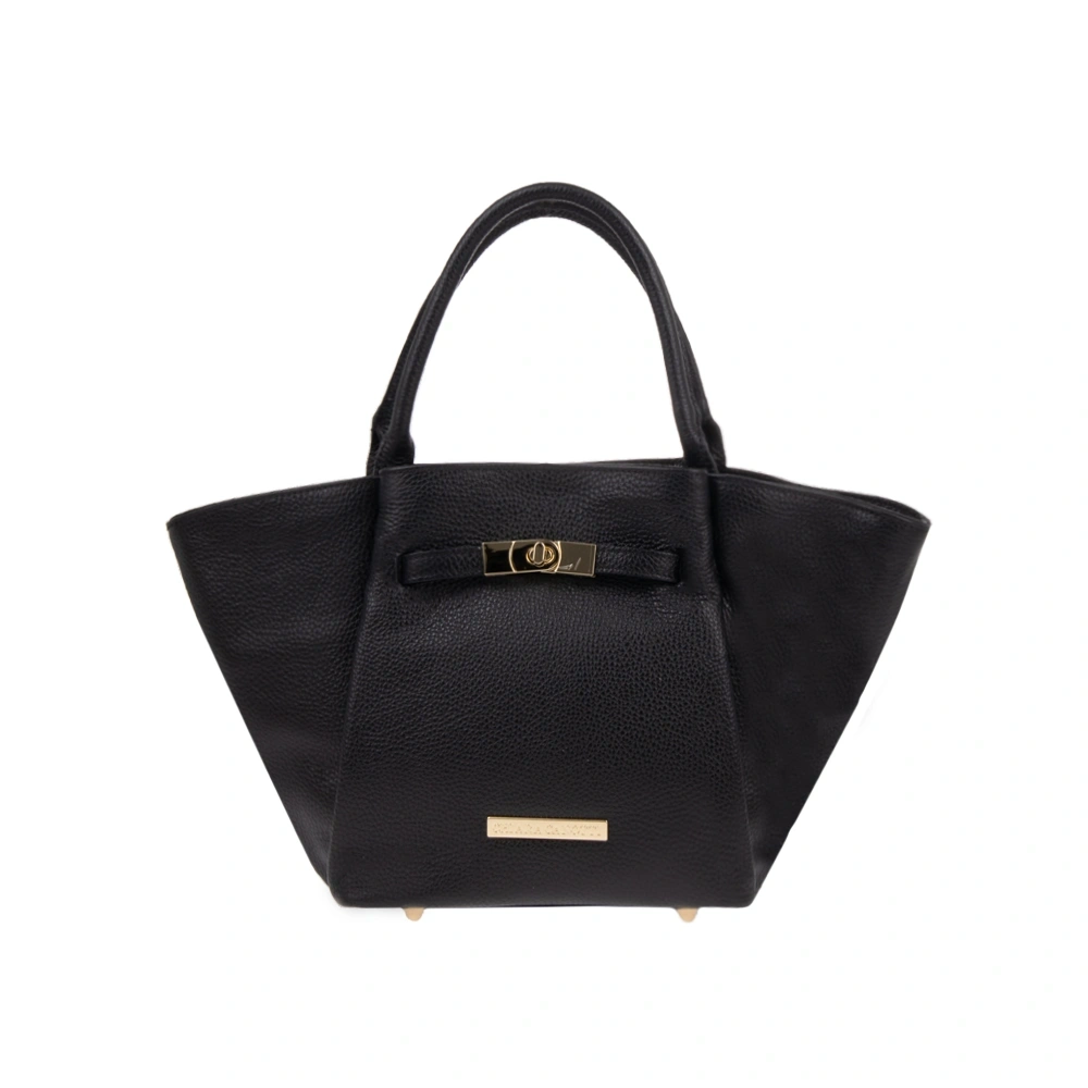 Geanta de mana din piele naturala Chiara Canotti CC1807, Nero, #1, Bagsy
