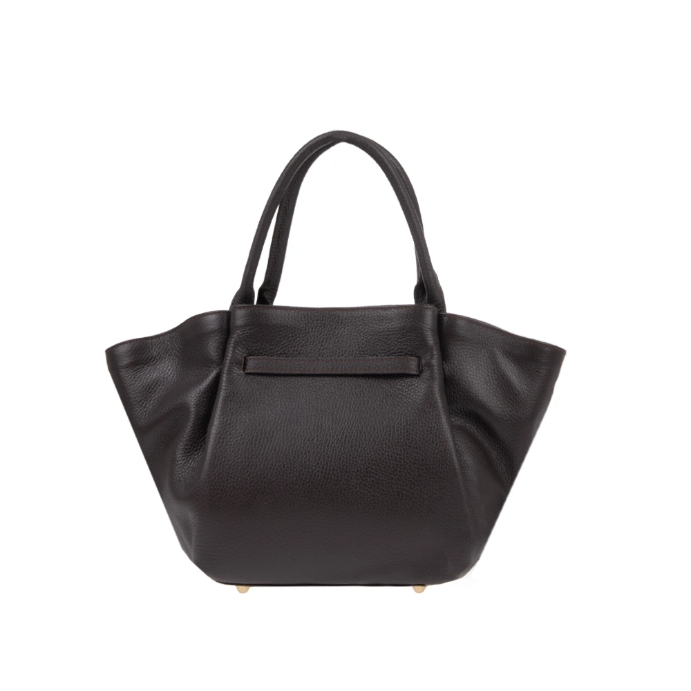 Geanta de mana din piele naturala Chiara Canotti CC1807, Maro, #3, Bagsy
