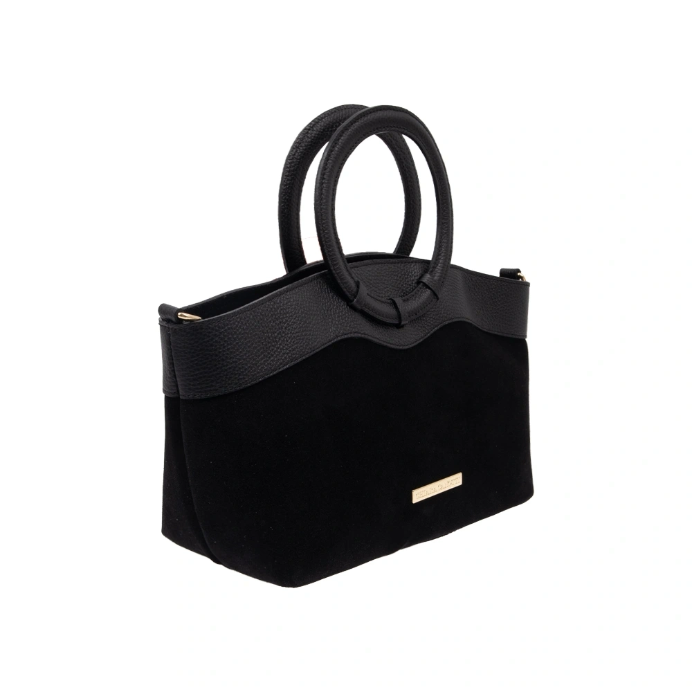 Geanta de mana din piele naturala Chiara Canotti CC1808, Negru, #2, Bagsy