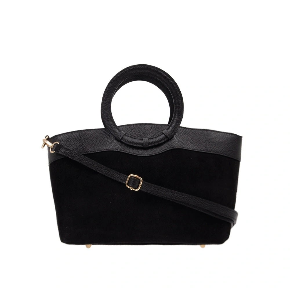 Geanta de mana din piele naturala Chiara Canotti CC1808, Negru, #3, Bagsy