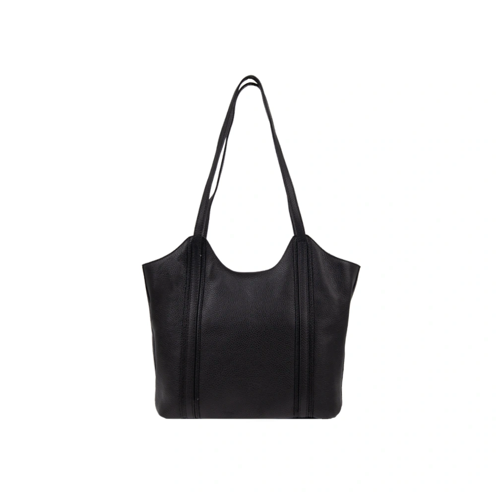 Geanta de umar din piele naturala Chiara Canotti CC1813, Negru, #3, Bagsy