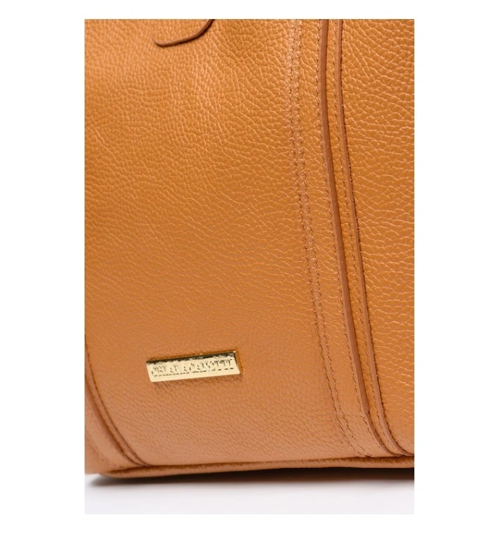 Geanta de umar din piele naturala Chiara Canotti CC1813, Cognac, #3, Bagsy