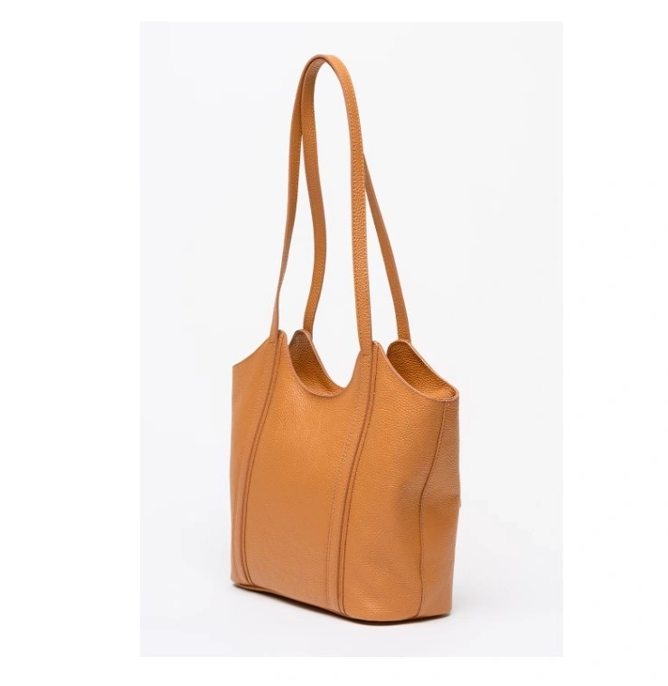 Geanta de umar din piele naturala Chiara Canotti CC1813, Cognac, #2, Bagsy