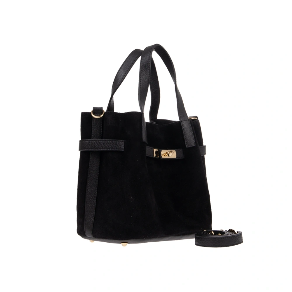 Geanta de mana din piele naturala Chiara Canotti CC1816, Negru, #2, Bagsy