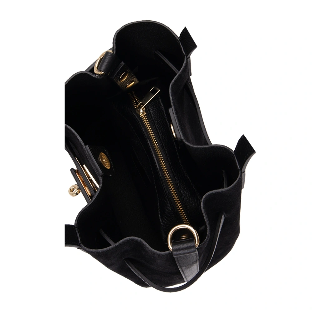 Geanta de mana din piele naturala Chiara Canotti CC1816, Negru, #4, Bagsy