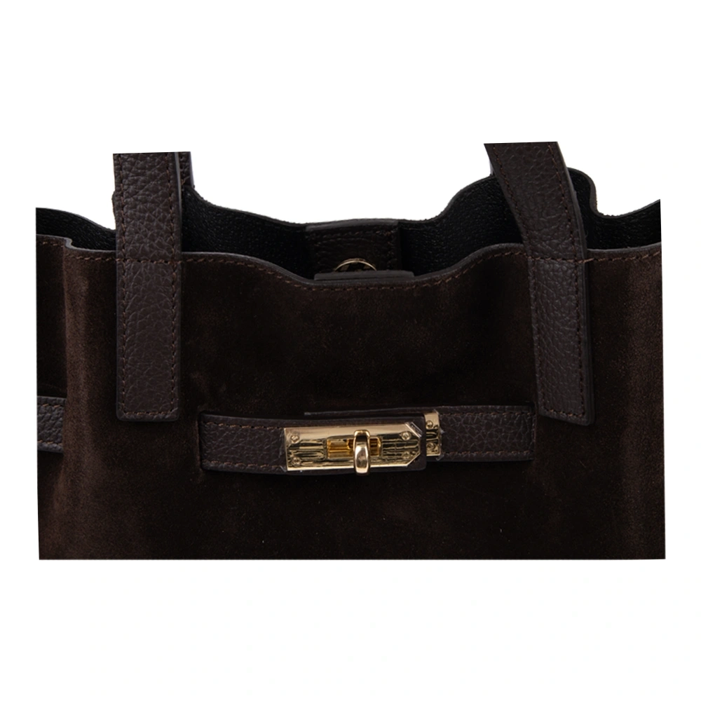 Geanta de mana din piele naturala Chiara Canotti CC1816, Maro, #5, Bagsy