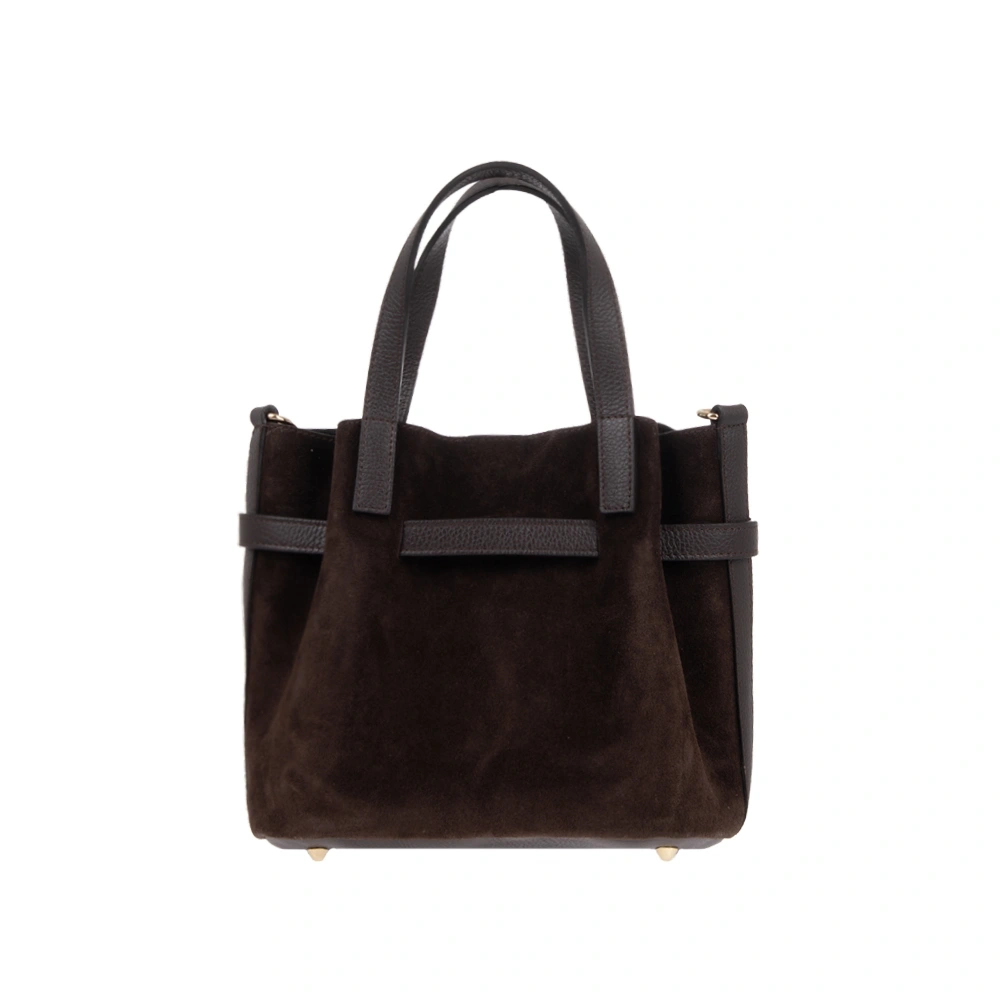 Geanta de mana din piele naturala Chiara Canotti CC1816, Maro, #3, Bagsy