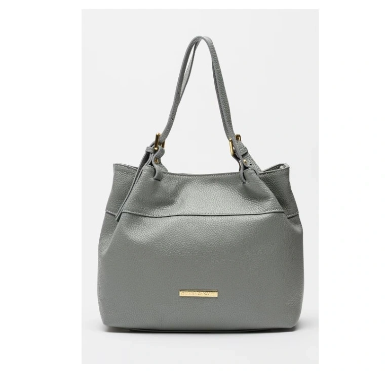 Geanta de mana din piele naturala Chiara Canotti CC1815, Gri, #1, Bagsy