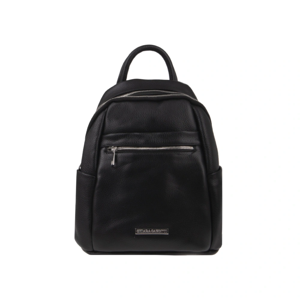 Rucsac dama din piele naturala Chiara Canotti CC1820, Negru, #1, Bagsy