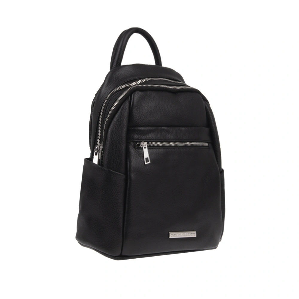 Rucsac dama din piele naturala Chiara Canotti CC1820, Negru, #2, Bagsy