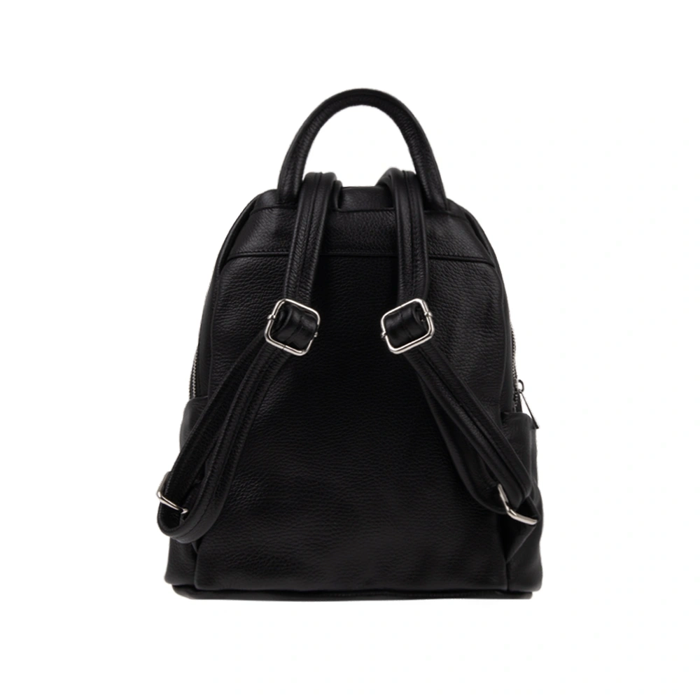Rucsac dama din piele naturala Chiara Canotti CC1820, Negru, #3, Bagsy
