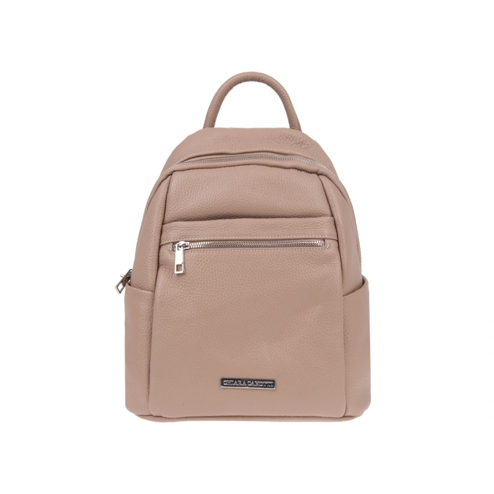 Rucsac dama din piele naturala Chiara Canotti CC1820, Roz prafuit, Nr. 1, Bagsy