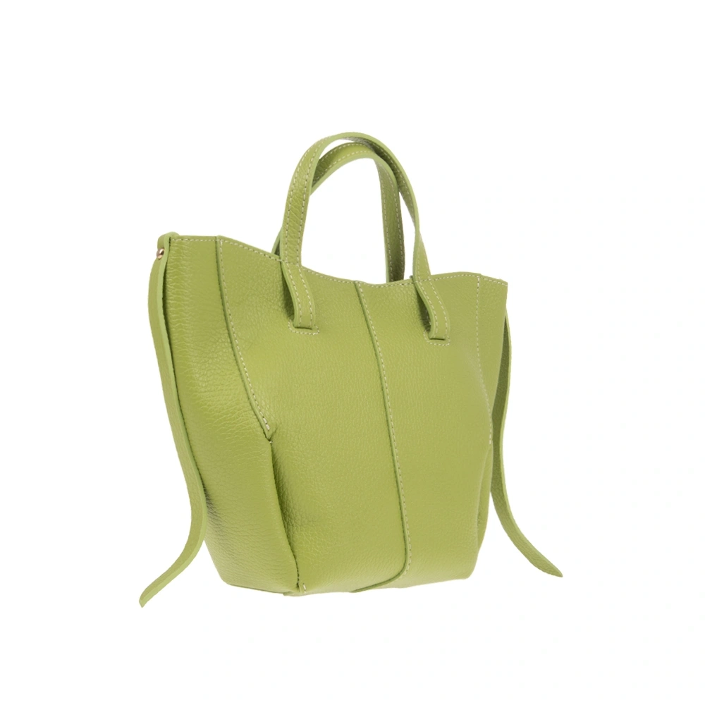 Geanta de mana din piele naturala Patrizia Lucchini PL1841, Verde, #2, Bagsy