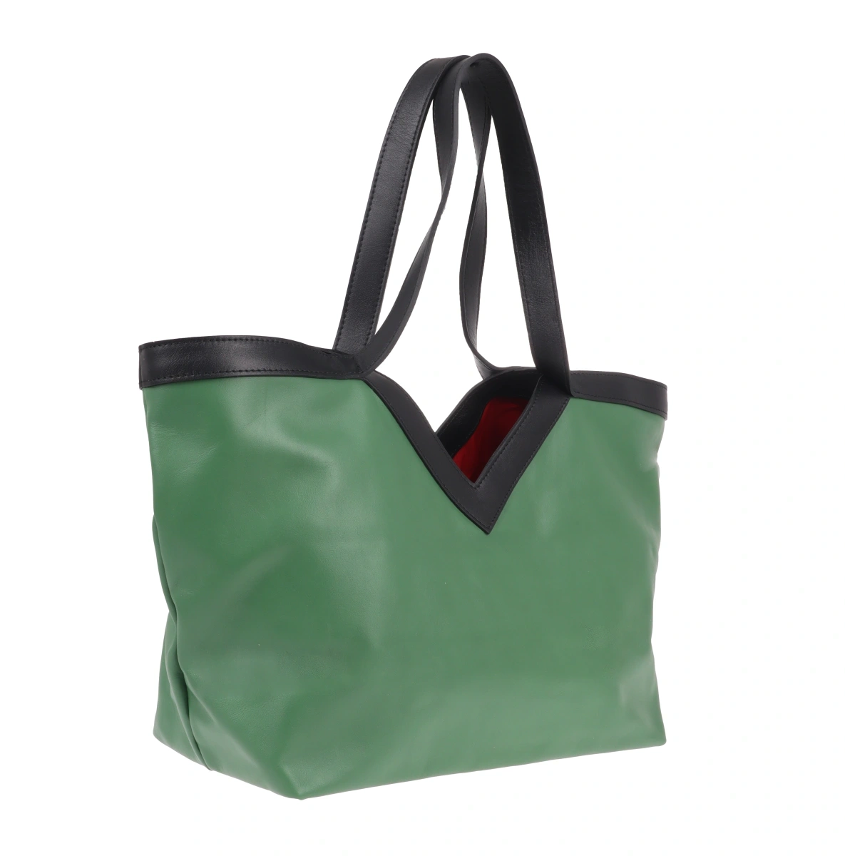 Geanta de umar din piele naturala Chiara Canotti CC1842, Verde, #2, Bagsy