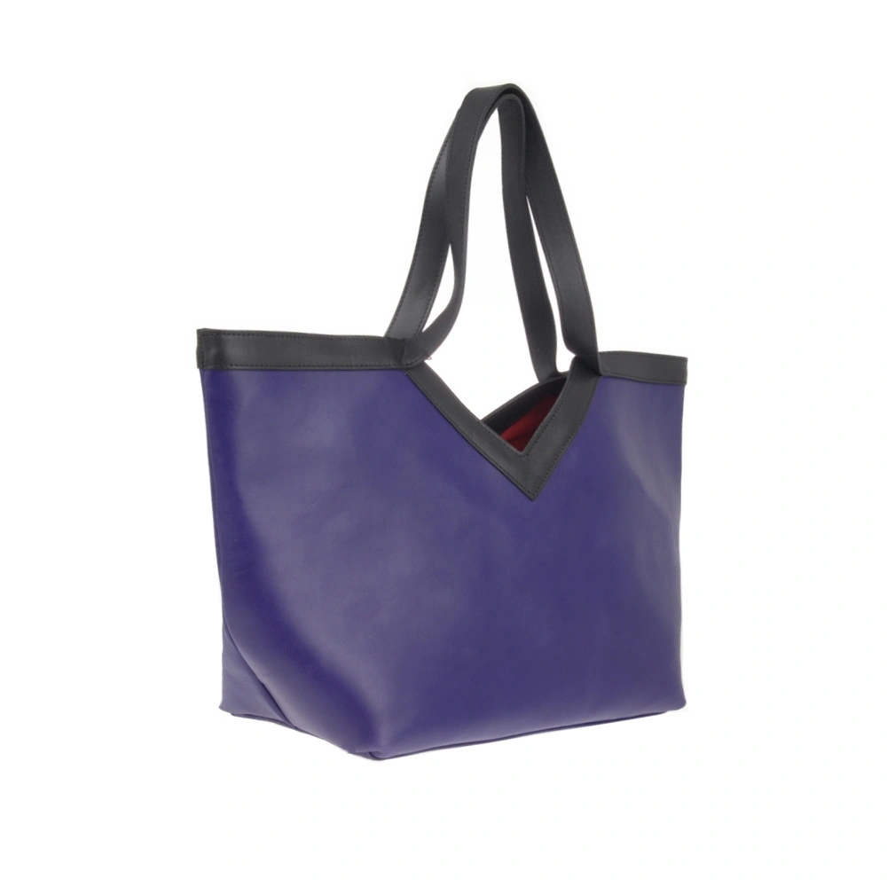 Geanta de umar din piele naturala Chiara Canotti CC1842, Violet, #2, Bagsy