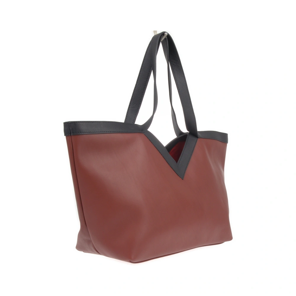 Geanta de umar din piele naturala Chiara Canotti CC1842, Bordo, #2, Bagsy