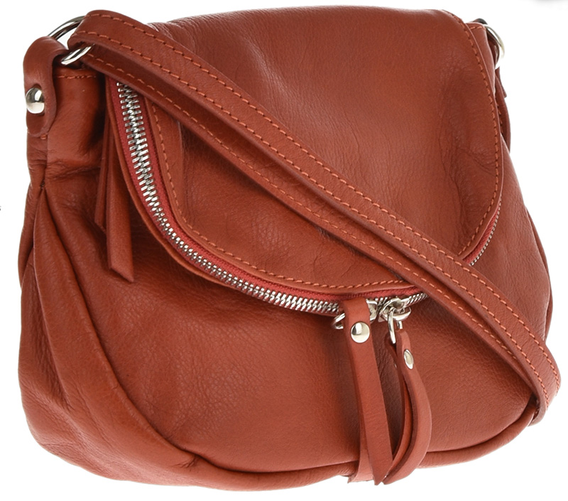 Geanta de umar din piele Promesse PR6232, Portocaliu, #2, Bagsy