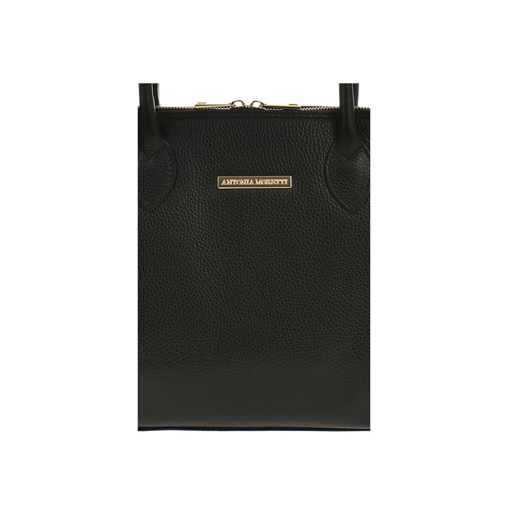 Geanta dama din piele naturala Antonia Moretti AM0155, Negru, #4, Bagsy