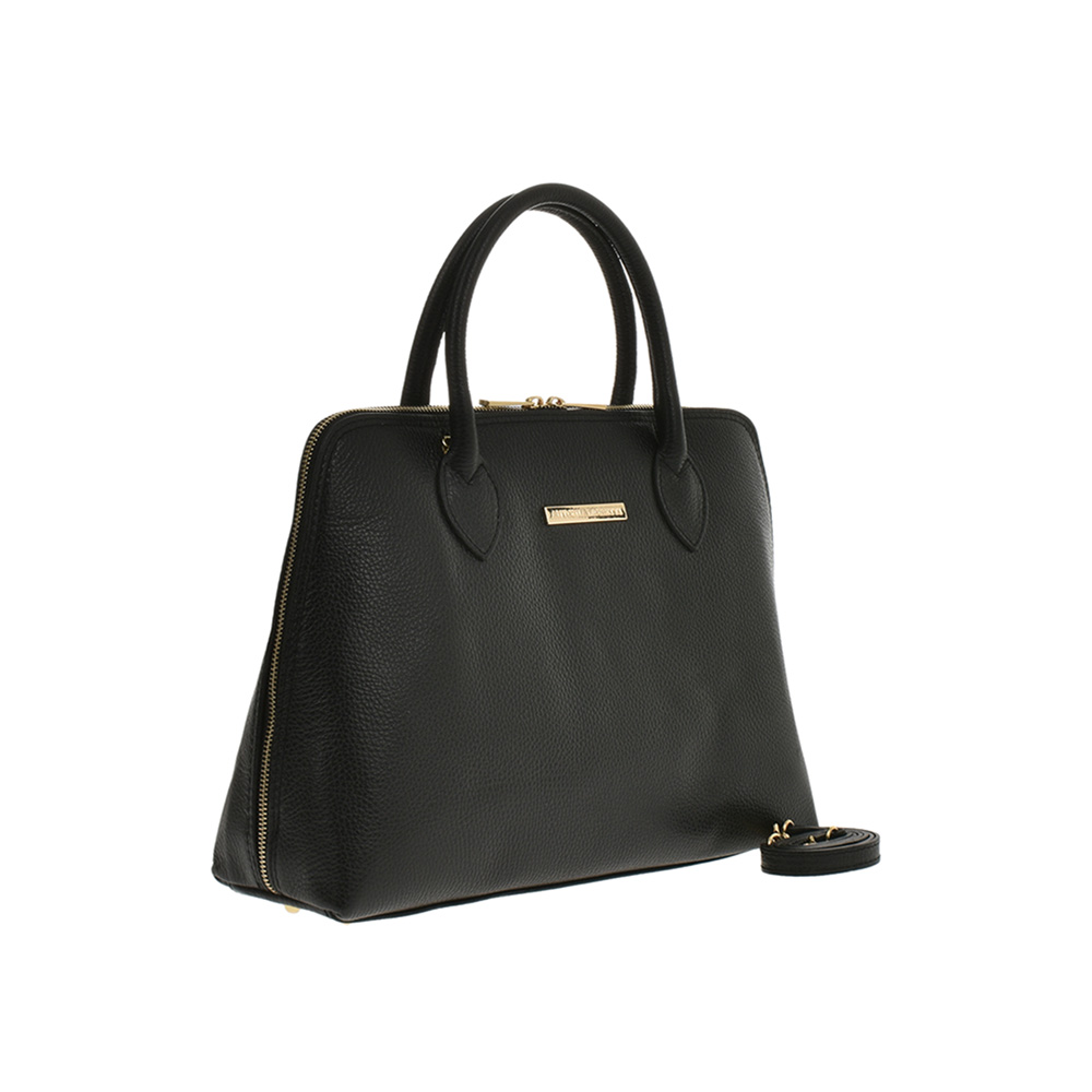 Geanta dama din piele naturala Antonia Moretti AM0155, Negru, #2, Bagsy
