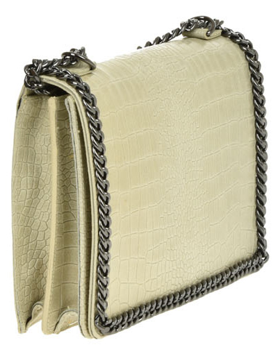 Geanta de umar din piele naturala Antonia Moretti AM0297 Bej, #2, Bagsy