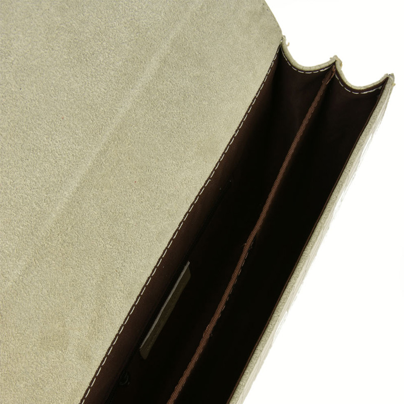 Geanta de umar din piele naturala Antonia Moretti AM0297 Bej, #3, Bagsy