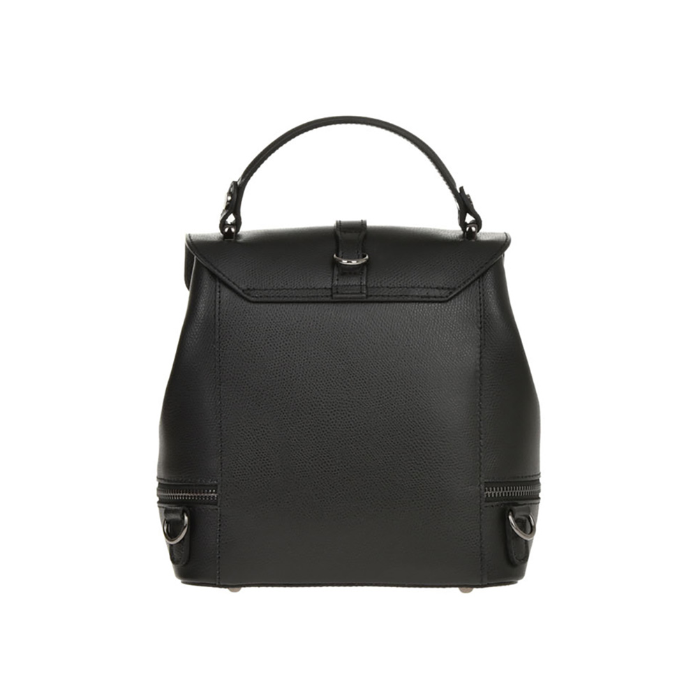 Rucsac dama din piele naturala Antonia Moretti AM0301, Negru, #2, Bagsy