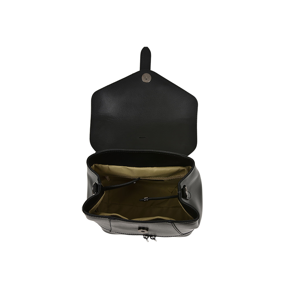 Rucsac dama din piele naturala Antonia Moretti AM0301, Negru, #4, Bagsy