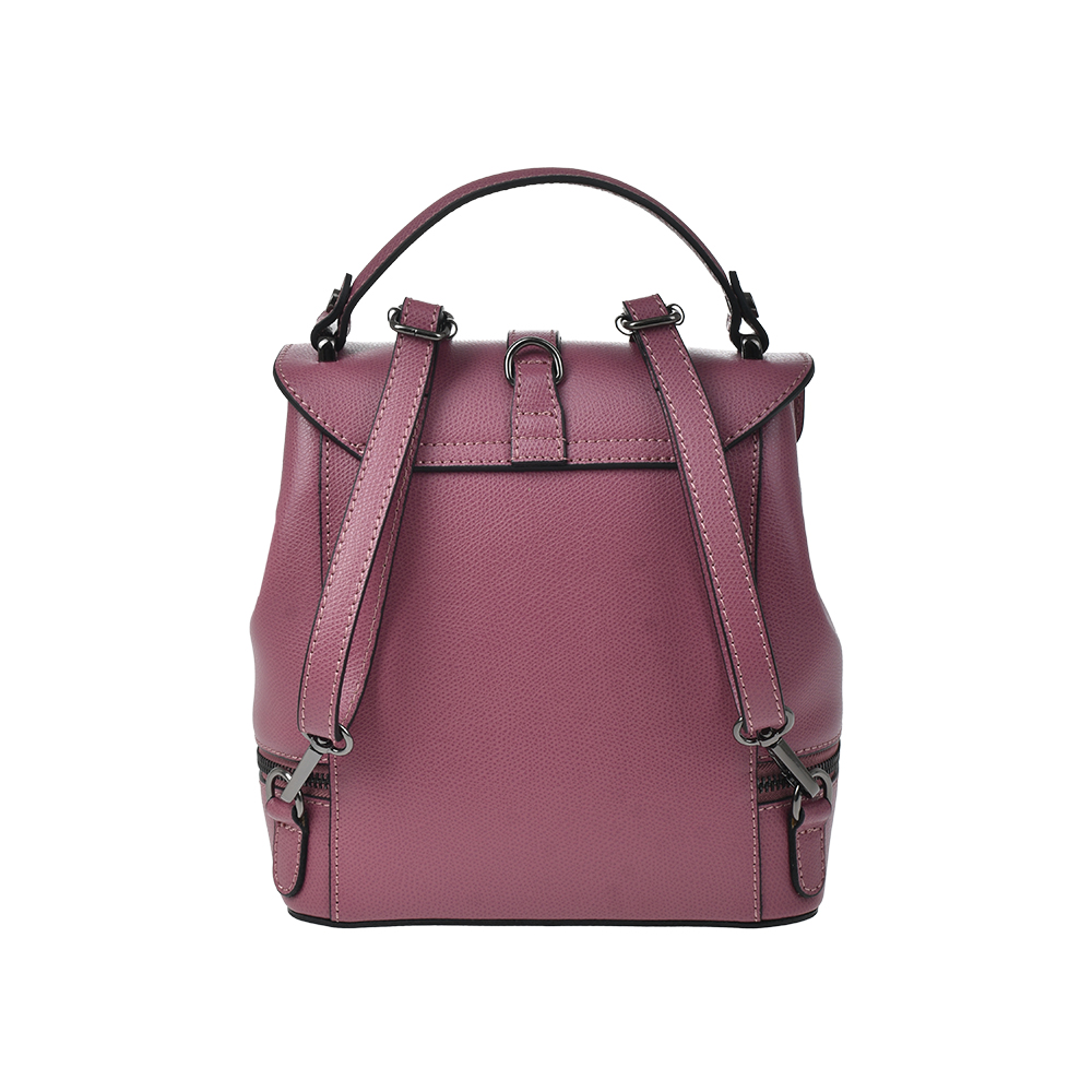 Rucsac dama din piele naturala Antonia Moretti AM0301, Lila, #3, Bagsy