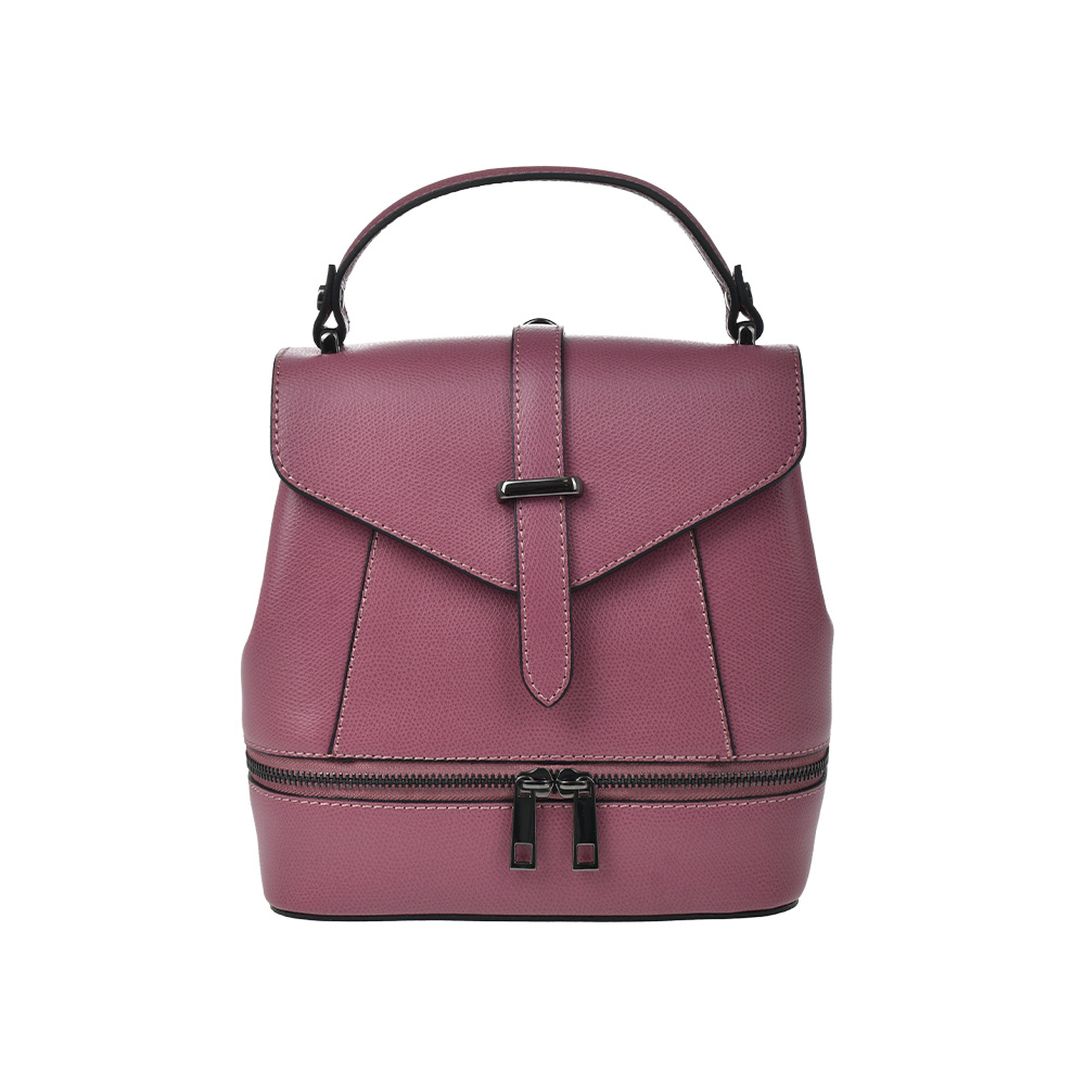 Rucsac dama din piele naturala Antonia Moretti AM0301, Lila, #1, Bagsy