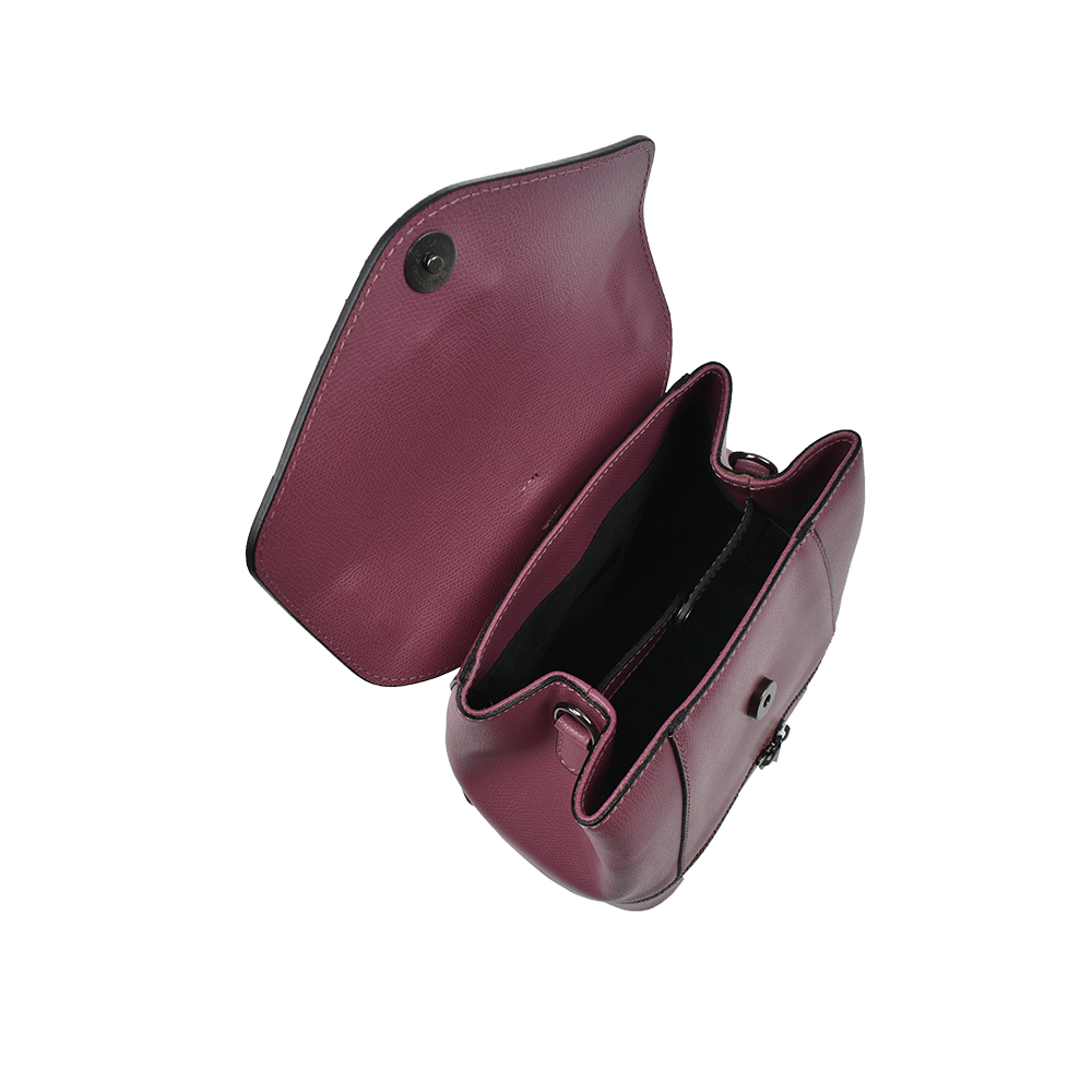 Rucsac dama din piele naturala Antonia Moretti AM0301, Lila, #4, Bagsy