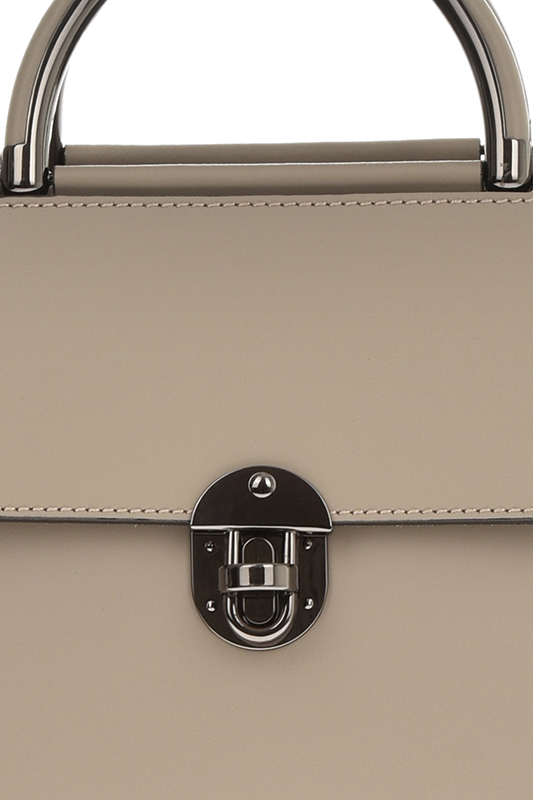 Geanta tote din piele naturala Antonia Moretti AM0330, Bej inchis, #4, Bagsy