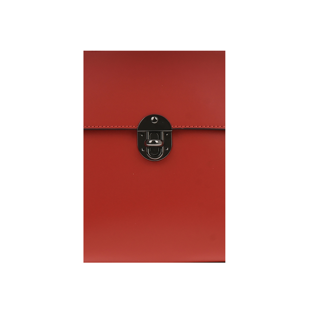 Geanta de mana din piele naturala Antonia Moretti  AM0330, Rosu, #4, Bagsy