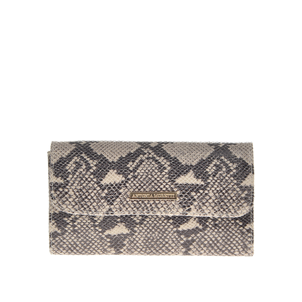 Plic dama din piele naturala Antonia Moretti AM0353, Bej, #1, Bagsy