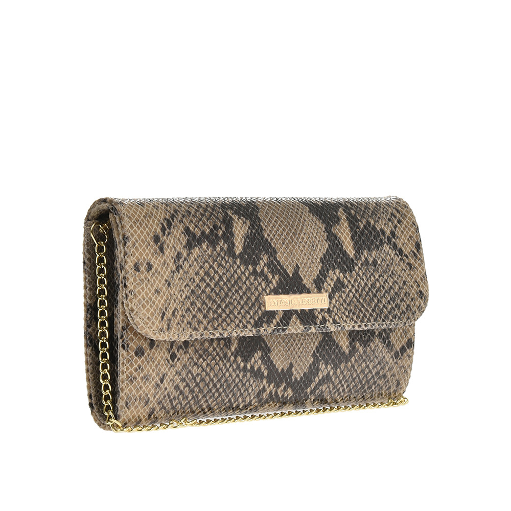 Plic dama din piele naturala Antonia Moretti AM0353, Grej, #2, Bagsy