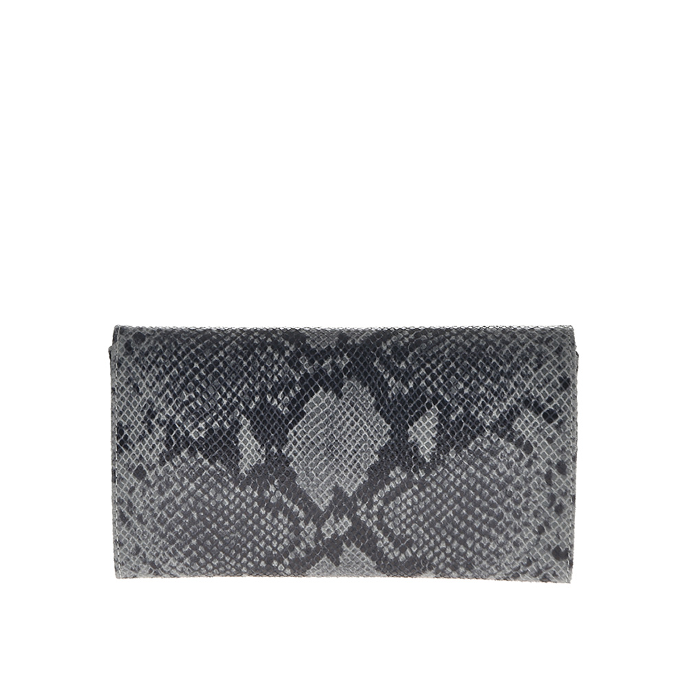 Plic dama din piele naturala Antonia Moretti AM0353, Gri, #3, Bagsy