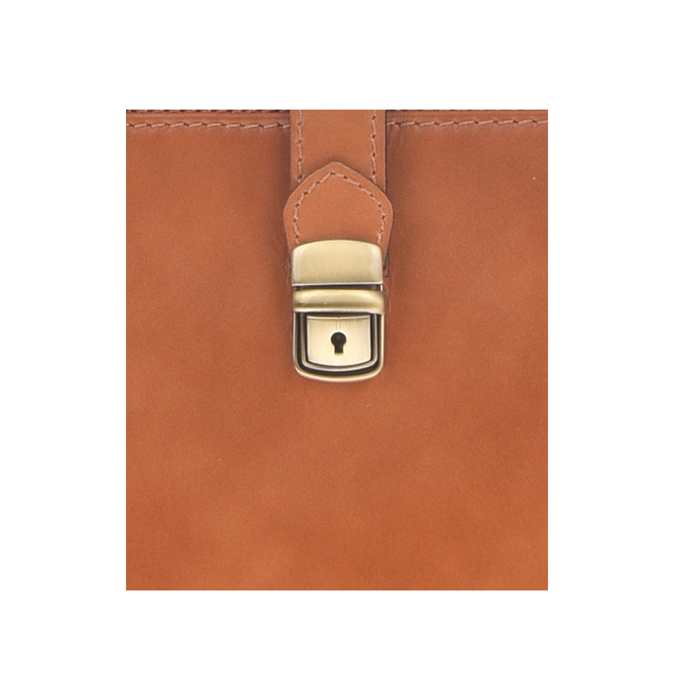 Servieta de piele Antonia Moretti AM0366, Cognac, #4, Bagsy