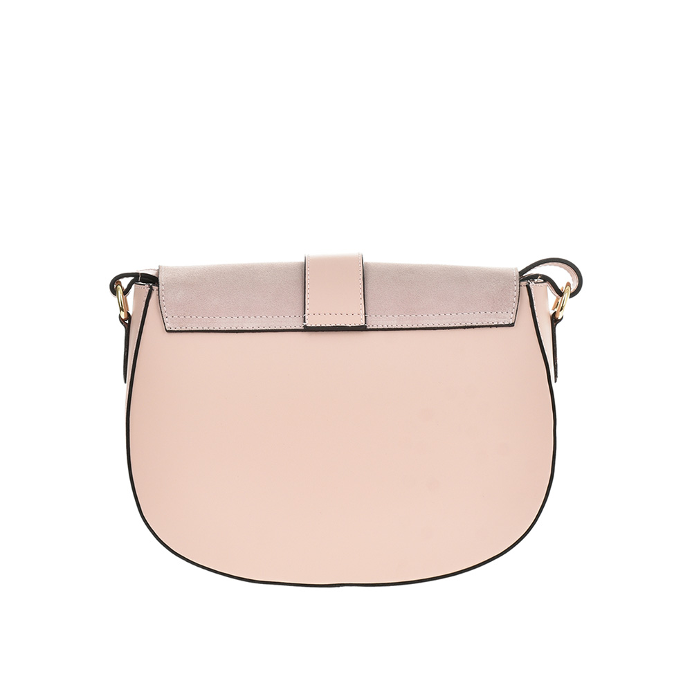 Geanta de umar din piele naturala Antonia Moretti AM0377, Roz, #4, Bagsy