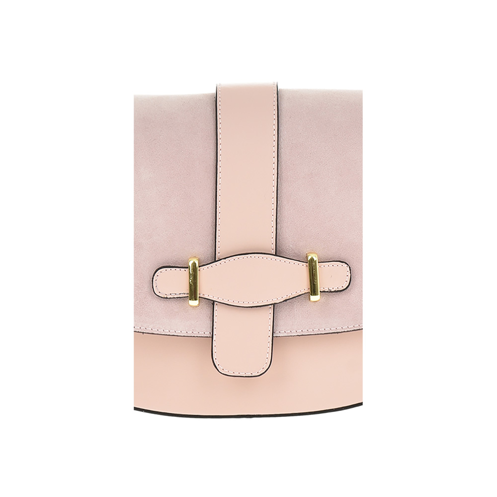 Geanta de umar din piele naturala Antonia Moretti AM0377, Roz, #3, Bagsy