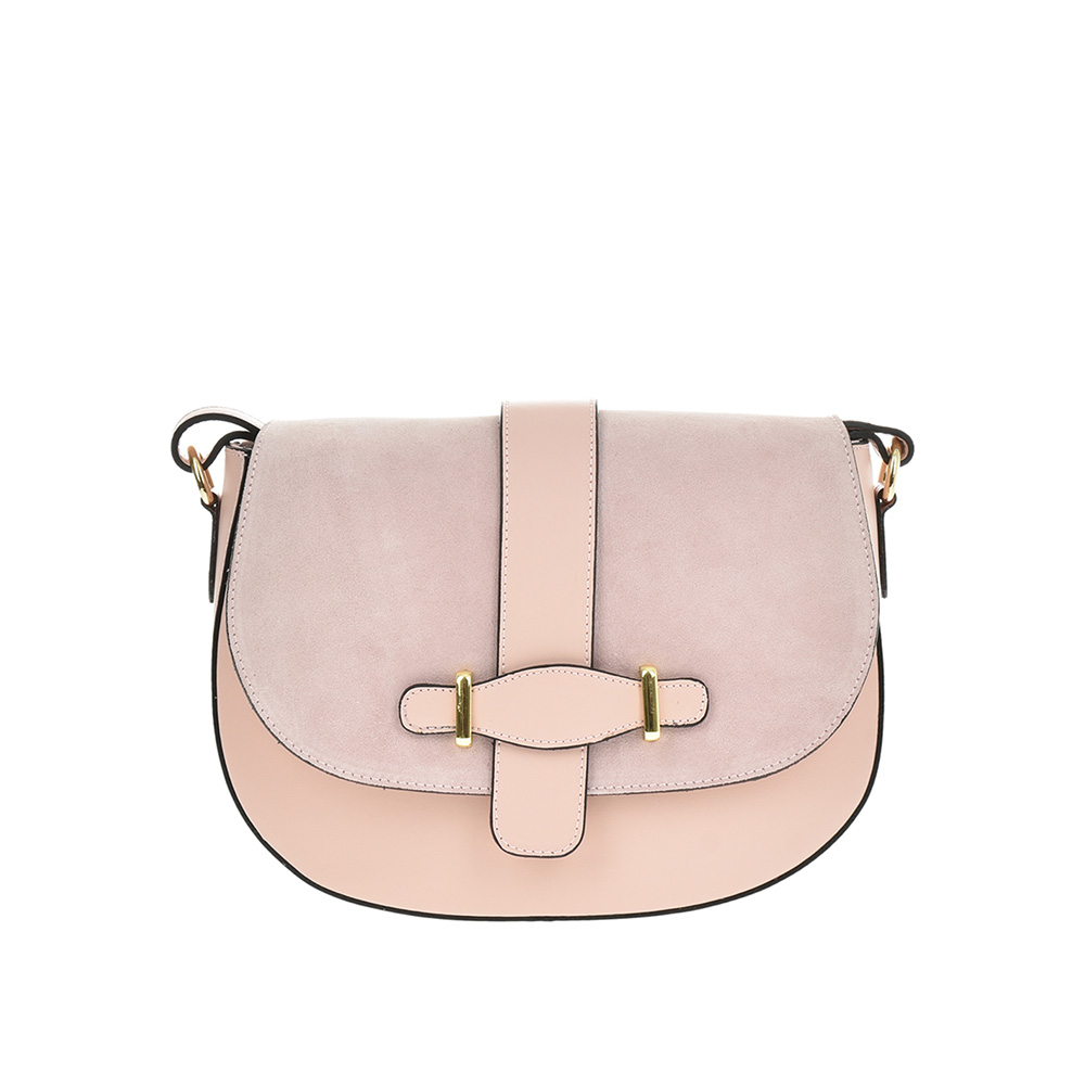 Geanta de umar din piele naturala Antonia Moretti AM0377, Roz, #1, Bagsy