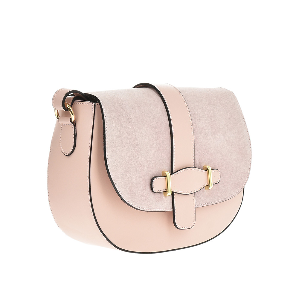 Geanta de umar din piele naturala Antonia Moretti AM0377, Roz, #2, Bagsy